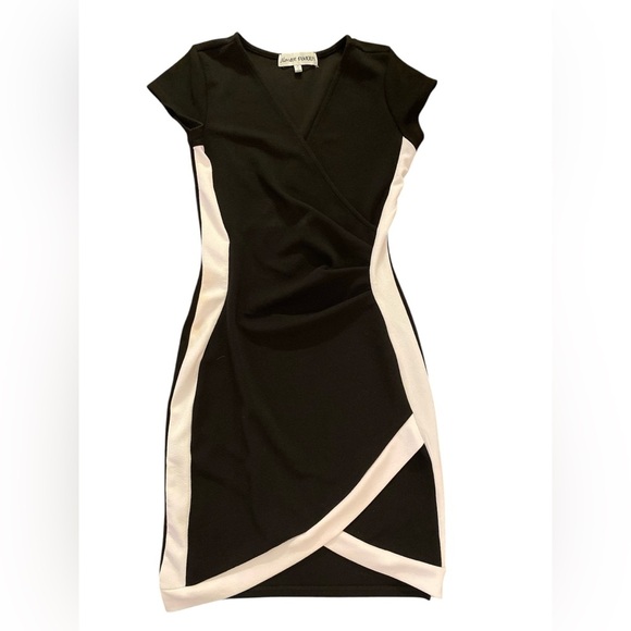 Chic Posh Black & White Dress - Picture 1 of 4